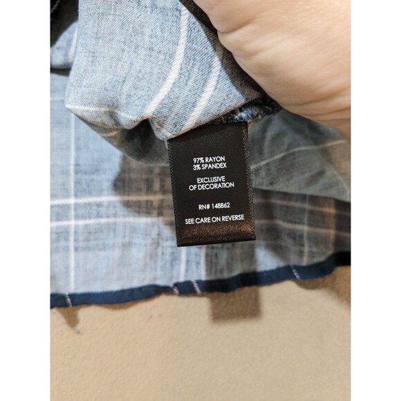 Torrid Women's Ava Stretch Challis Lace Trim Cami Navy/Pink Size 1 - Picture 6 of 10